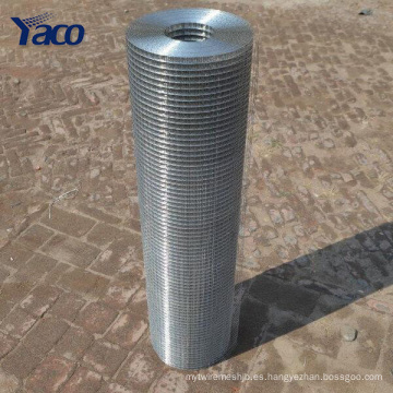 Hengshui 1/4 &quot;1/2&quot; 3/4 &quot;1&quot; 2 &quot;5/8&quot; 3/8 &quot;agujero galvanizado Brc estuco rollo de malla de alambre soldado